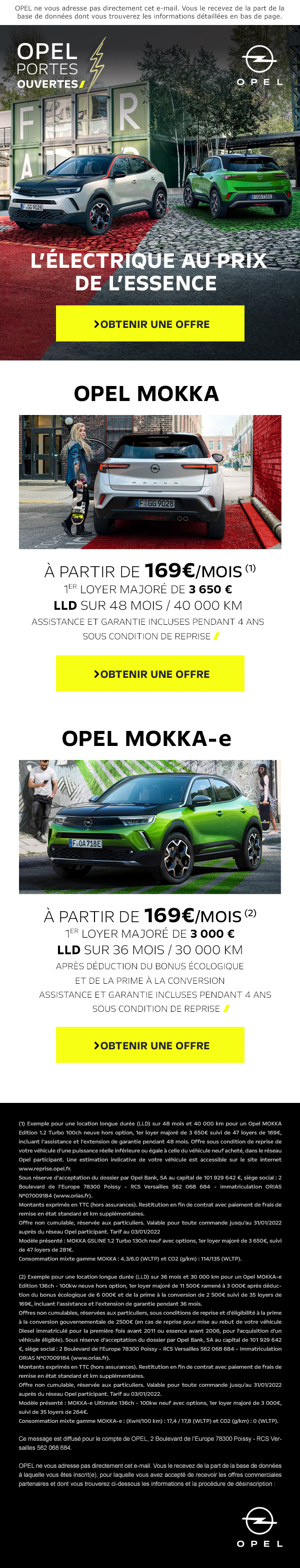 OPEL Journée portes ouvertes