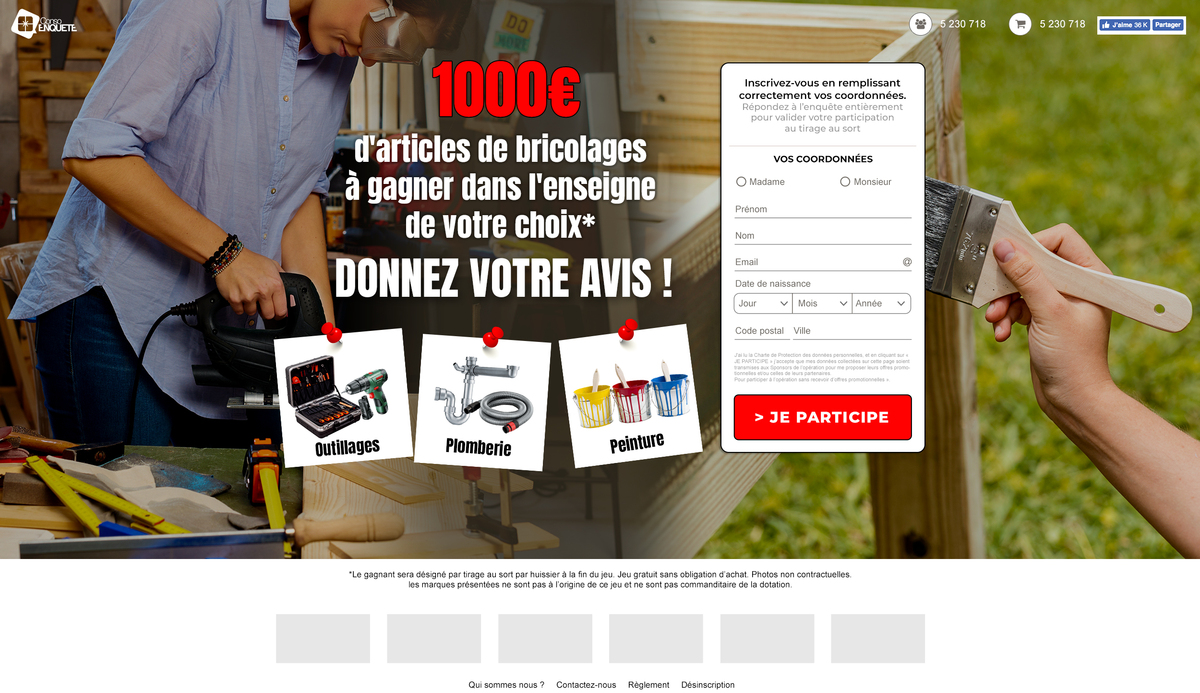 1000 euros articles bricologes