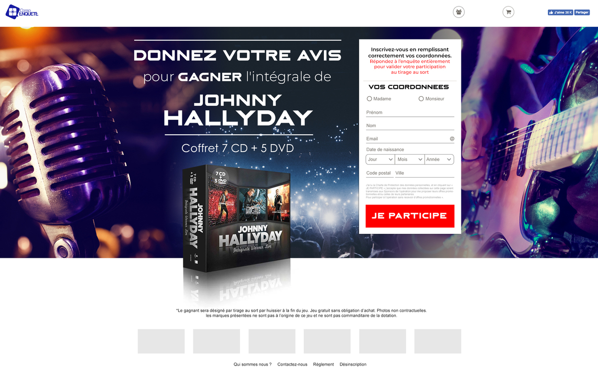 Coffret concert JOHNNY HALIDAY